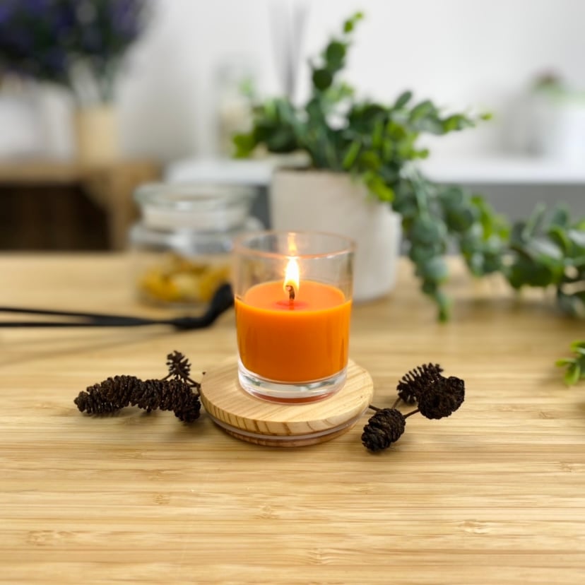 Soyaluna Wax orange candle
