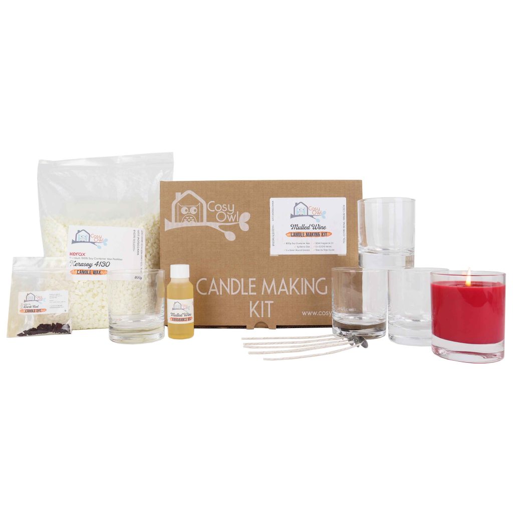 Christmas Stocking Filler Gift Ideas: Craft Kits 2 Mulled wine candle making kit contents